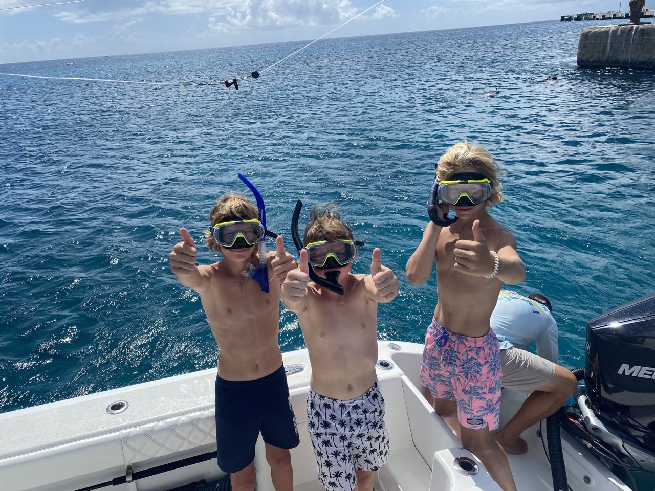 Three Snorkelers